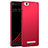 Hard Rigid Plastic Matte Finish Snap On Cover for Xiaomi Mi 4C Red