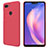 Hard Rigid Plastic Matte Finish Snap On Cover for Xiaomi Mi 8 Lite Red