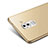 Hard Rigid Plastic Matte Finish Snap On Cover M01 for Huawei GR5 (2017) Gold