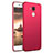 Hard Rigid Plastic Matte Finish Snap On Cover M03 for Huawei Honor 6C Pro Red