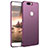 Hard Rigid Plastic Matte Finish Snap On Cover M07 for Huawei Honor V8 Purple