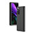 Hard Rigid Plastic Matte Finish Twill Snap On Case Cover for Samsung Galaxy Z Fold2 5G Black