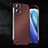 Hard Rigid Plastic Matte Finish Twill Snap On Case Cover T01 for Oppo Reno7 Pro 5G Red