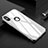 Hard Rigid Plastic Mirror Snap On Case for Apple iPhone X White