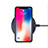 Hard Rigid Plastic Mirror Snap On Case M01 for Apple iPhone 8 Plus Black