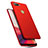 Hard Rigid Plastic Quicksand Cover Case for Oppo AX7 Red