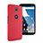Hard Rigid Plastic Quicksand Cover for Google Nexus 6 Red