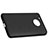 Hard Rigid Plastic Quicksand Cover for Motorola Moto E4 Plus Black