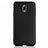 Hard Rigid Plastic Quicksand Cover for Samsung Galaxy C7 (2017) Black