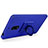 Hard Rigid Plastic Quicksand Cover with Finger Ring Stand for Nokia 6 Blue