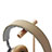 Headphone Display Stand Holder Rack Earphone Headset Hanger Universal Gold