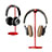 Headphone Display Stand Holder Rack Earphone Headset Hanger Universal H01 Red