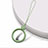 Lanyard Cell Phone Finger Ring Strap Universal R01 Green