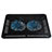 Laptop Stand Notebook Holder Cooling Pad USB Fans 9 inch to 14 inch Universal S01 for Apple MacBook Air 13 inch Black