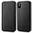 Leather Case Flip Cover for Apple iPhone Xs Black