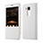 Leather Case Flip Cover for Huawei G7 Plus White