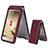 Leather Case Flip Cover for Samsung W(2016) Red