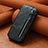 Leather Case Flip Cover Vertical A01D for Samsung Galaxy S21 Plus 5G Black