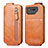 Leather Case Flip Cover Vertical for Asus ROG Phone 7 Brown