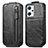 Leather Case Flip Cover Vertical for Oppo Reno7 A Black