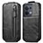 Leather Case Flip Cover Vertical for Oppo Reno9 5G Black