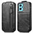 Leather Case Flip Cover Vertical for Realme 9i 4G Black