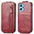 Leather Case Flip Cover Vertical for Realme 9i 4G Red