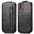 Leather Case Flip Cover Vertical for Samsung Galaxy M13 5G Black