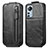 Leather Case Flip Cover Vertical for Xiaomi Mi 12 Pro 5G Black
