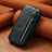 Leather Case Flip Cover Vertical S01D for Oppo A78 5G Black