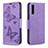 Leather Case Stands Butterfly Flip Cover Holder B01F for Samsung Galaxy A50