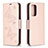 Leather Case Stands Butterfly Flip Cover Holder B01F for Samsung Galaxy A52 5G