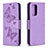 Leather Case Stands Butterfly Flip Cover Holder B01F for Samsung Galaxy A52 5G