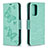 Leather Case Stands Butterfly Flip Cover Holder B01F for Samsung Galaxy A52 5G