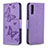 Leather Case Stands Butterfly Flip Cover Holder B01F for Samsung Galaxy A70S