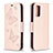 Leather Case Stands Butterfly Flip Cover Holder B01F for Xiaomi Poco M3