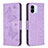 Leather Case Stands Butterfly Flip Cover Holder B01F for Xiaomi Redmi A1 Clove Purple