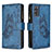 Leather Case Stands Butterfly Flip Cover Holder B03F for Samsung Galaxy S20