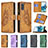 Leather Case Stands Butterfly Flip Cover Holder B03F for Samsung Galaxy S20