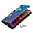 Leather Case Stands Butterfly Flip Cover Holder for Apple iPhone 13 Blue