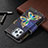 Leather Case Stands Butterfly Flip Cover Holder for Apple iPhone 14 Pro Mixed
