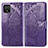 Leather Case Stands Butterfly Flip Cover Holder for Google Pixel 4 XL Purple