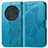 Leather Case Stands Butterfly Flip Cover Holder for Huawei Honor Magic3 Pro 5G Blue