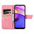 Leather Case Stands Butterfly Flip Cover Holder for Motorola Moto E30