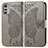 Leather Case Stands Butterfly Flip Cover Holder for Motorola Moto E32