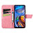 Leather Case Stands Butterfly Flip Cover Holder for Motorola Moto E32