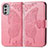 Leather Case Stands Butterfly Flip Cover Holder for Motorola Moto E32s