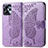 Leather Case Stands Butterfly Flip Cover Holder for Motorola Moto G23 Clove Purple