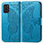 Leather Case Stands Butterfly Flip Cover Holder for Nokia G100 Blue