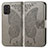 Leather Case Stands Butterfly Flip Cover Holder for Nokia G100 Gray
